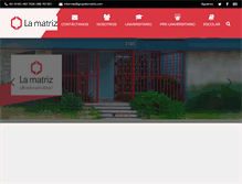 Tablet Screenshot of grupolamatriz.com